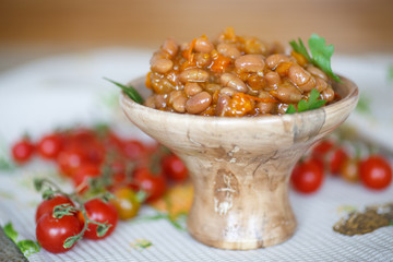 bean stew with vegetables