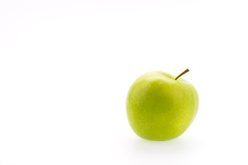 Green apple isolated on white