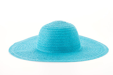 Straw hat isolated on white background