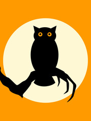 Halloween Spooky Owl