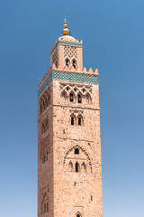 Fototapeta na wymiar Koutoubia Mosque in Marrakesh