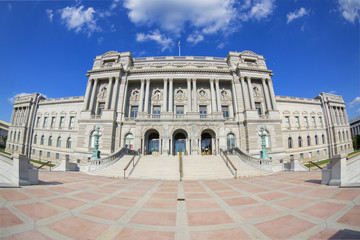 Fisheye photo - Library of Congress in Washington.