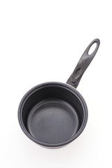 Iron pot isolated on white background