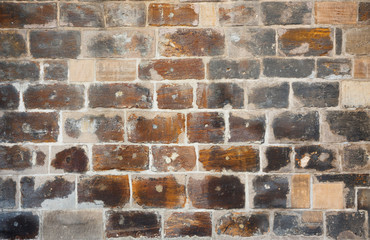 texture of the old stone wall