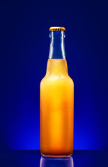 wet beer bottle