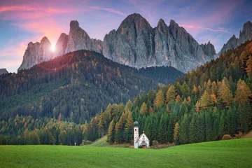 Peel and stick wall murals Dolomites Dolomites.
