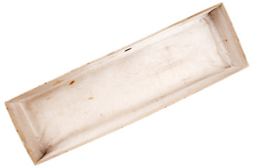 Top view of carton box