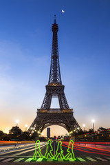 Fototapeta na wymiar Eiffel Tower Paris France