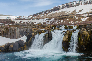 Dynjandi waterfall Iceland