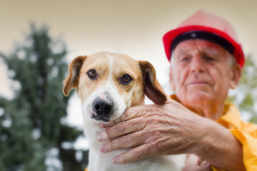 Rescuing dog