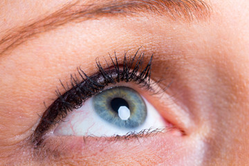 Obraz premium Woman blue eye