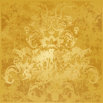 background golden pattern