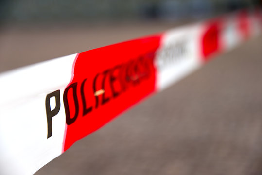 Polizeiabsperrung
