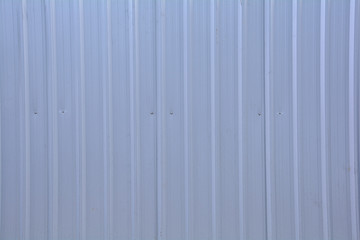 Corrugated metal sheet.