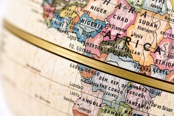 Fotobehang Afrika 地球儀 アフリカ  © fpdress