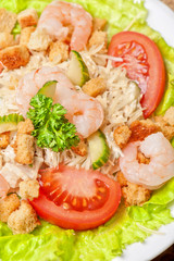 salad with shrimp