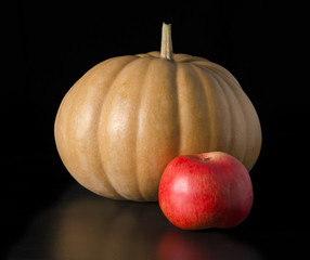 pumpkin and apple