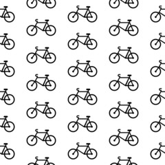 Bike symbol  seamless pattern