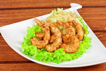 Fried shrimps