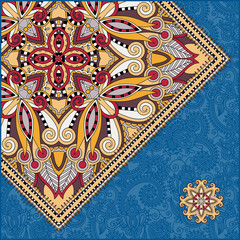 unusual floral ornamental template with place for your text © Kara-Kotsya