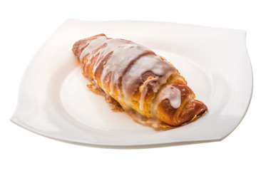 Croissant with jam