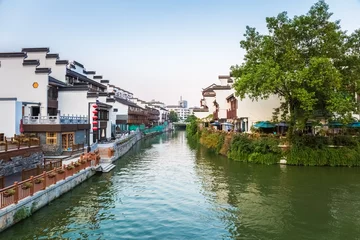Zelfklevend Fotobehang nanjing scenery of the qinhuai river © chungking
