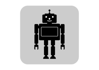 Robot vector icon