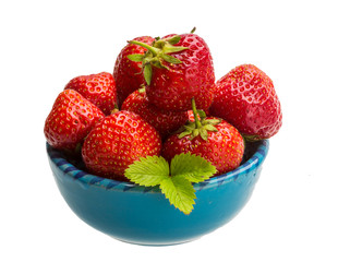 Strawberry in the bowl