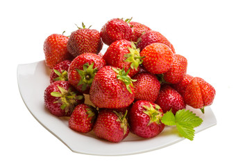 Strawberry in the bowl