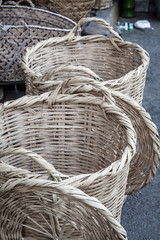  wicker basket in marketplace,Gafsa,Tunisia