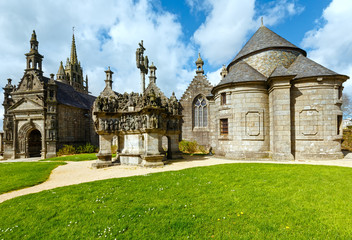 Fototapeta na wymiar The parish of Guimiliau, Brittany, France.