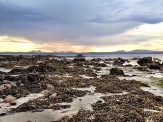 sunrise over Islay beach