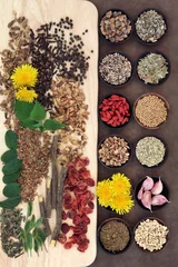 Gordijnen Liver Cleansing Superfood © marilyn barbone