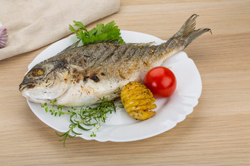 Grilled dorado