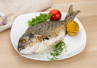 Grilled dorado
