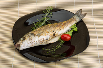 Grilled seabass