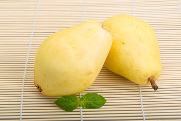Yellow pears