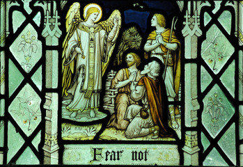 The angel with the sheperds