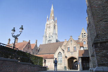 Bruges, Belgium. Church of Our Lady