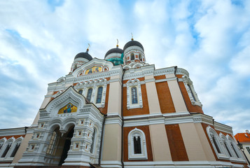 The Alexander Nevsky Cathedral (Tallinn, Estonia).