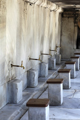 Stone washbasins for prayer