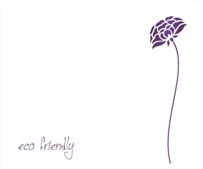 water lily , Buddha, Eco friendly business logo design