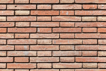 Seamless background texture of red brick wall