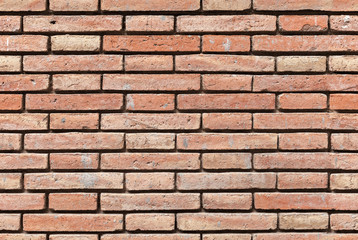 Seamless background texture of red brick wall