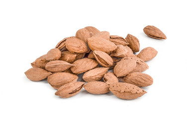 Almond nuts isolated