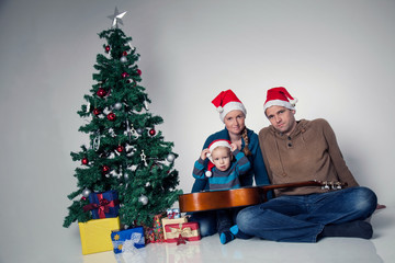 heilig Abend in der Familie