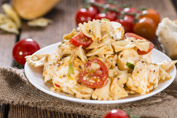 Fresh made Pasta Salad (with Farfalle)