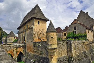 Fototapeta na wymiar Château de Losse, Aquitania - Francia