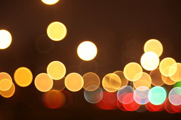 Abstract lights, flash , night city