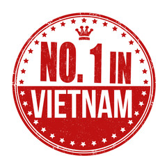 Number one in Vietnam stamp